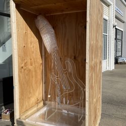 Qwik Pack & Ship - Acrylic Neon Sign Crated by QPS and shipped LTL Freight to the Rock & Roll Hall of Fame in Cleveland Ohio.