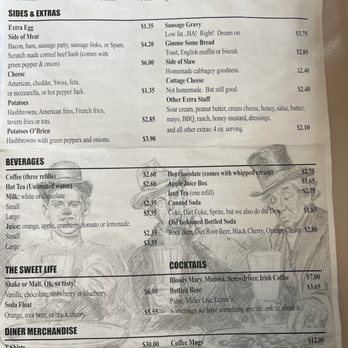 Franks Diner - Menu items - Diners Near Me - Kenosha, Wisconsin