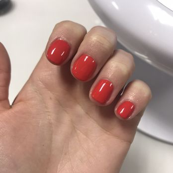 Hi-Way Nails - Look at this mani!!! Best manicure I've ever gotten and the mani/pedi combo was $30! - Nail Salons Near Me - Chicago, Illinois