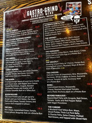 Menu photo 1 Gastro Grind Burgers Palm Desert, CA Menu photo 1 Gastro Grind Burgers Palm Desert, CA