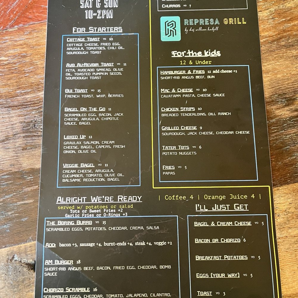 Represa Grill by Chef William Hartzell - Menu - Burgers Near Me - Folsom, California Represa Grill by Chef William Hartzell - Menu - Burgers Near Me - Folsom, California