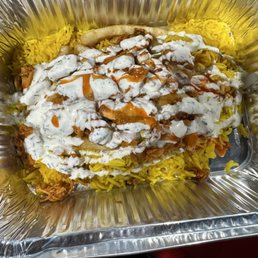 Chicken Over Rice Platter