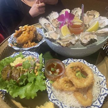 LaoTable - One of the platters we got - Laotian Near Me - San Francisco, California