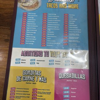 El Noa Noa Mexican Cafe - Menu - Mexican Near Me - San Antonio, Texas