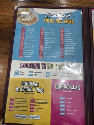 Menu photo 2 El Noa Noa Mexican Cafe San Antonio, TX