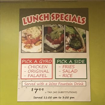 Sultan's Deli - Lunch Specials - Mediterranean Near Me - Apex, North Carolina