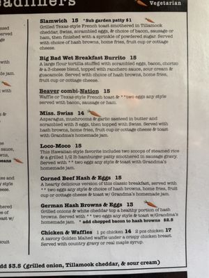Menu photo 3 WiseCracks Cafe Corvallis, OR