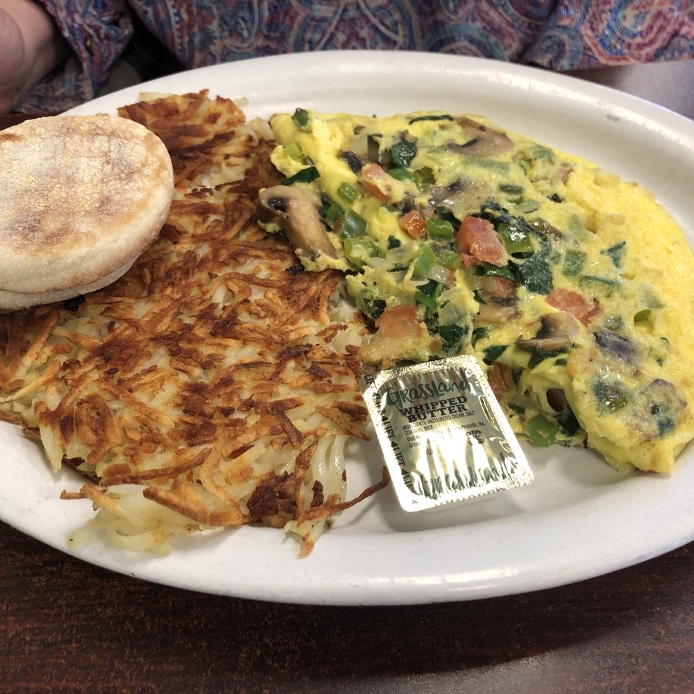 Landmark Grill - Veggie omelette without cheese. - Breakfast & Brunch Near Me - Midvale, Utah