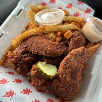 Ricky's Hot Chicken - Medium spice Wings - Chicken Wings Near Me - Plano, Texas Ricky's Hot Chicken - Medium spice Wings - Chicken Wings Near Me - Plano, Texas
