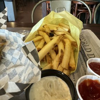 Wibbley's - Pound of fries (Already eaten some) - Burgers Near Me - Bellevue, Washington