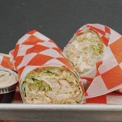 Arcade Coffee Roasters - Chicken caesar salad wrap