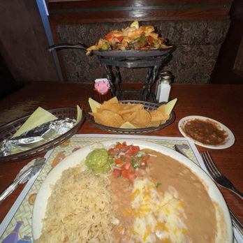 El Patio Mexican Grill - El Patio Fajitas (shrimp, beef, & chicken) - Mexican Near Me - Bakersfield, California El Patio Mexican Grill - El Patio Fajitas (shrimp, beef, & chicken) - Mexican Near Me - Bakersfield, California