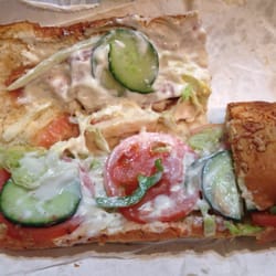 Subway - More sauce then veggies and meat very soggy and bread extremely doughy