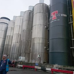 Tony our tour guide telling us about the process. The size of the brewery is just incredible.