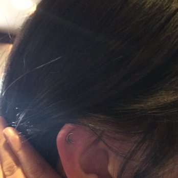 Industrial Tattoo - Got the helix ear pierced! Love the spot and the stud! - Tattoo Near Me - Berkeley, California Industrial Tattoo - Got the helix ear pierced! Love the spot and the stud! - Tattoo Near Me - Berkeley, California