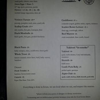 Wink & Nod - Menu from Wednesday's soft opening! - Cocktail Bars Near Me - Boston, Massachusetts Wink & Nod - Menu from Wednesday's soft opening! - Cocktail Bars Near Me - Boston, Massachusetts