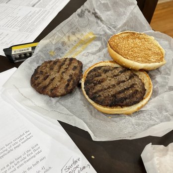 Burger King - Cheeseless cheeseburger. - Burgers Near Me - West Orange, New Jersey Burger King - Cheeseless cheeseburger. - Burgers Near Me - West Orange, New Jersey
