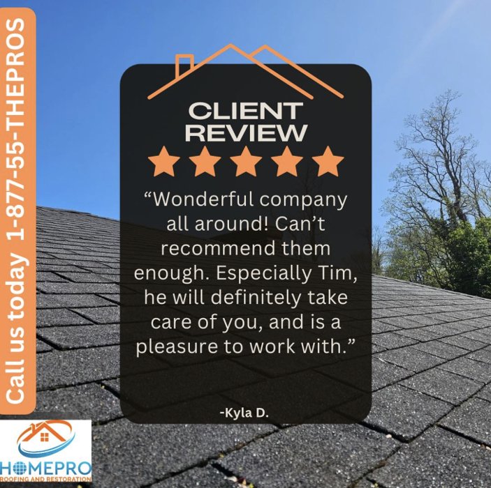 Slide of HomePro Roofing and Restoration