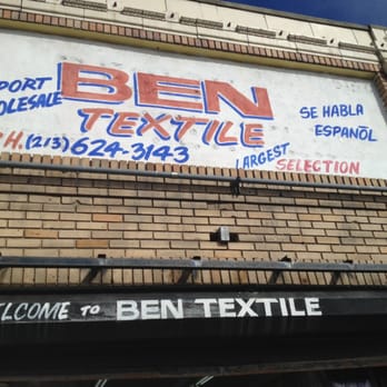 Ben Textiles - Front - Fabric Stores Near Me - Los Angeles, California Ben Textiles - Front - Fabric Stores Near Me - Los Angeles, California