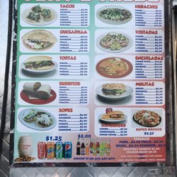 Tony's Tacos - Menu, business hours