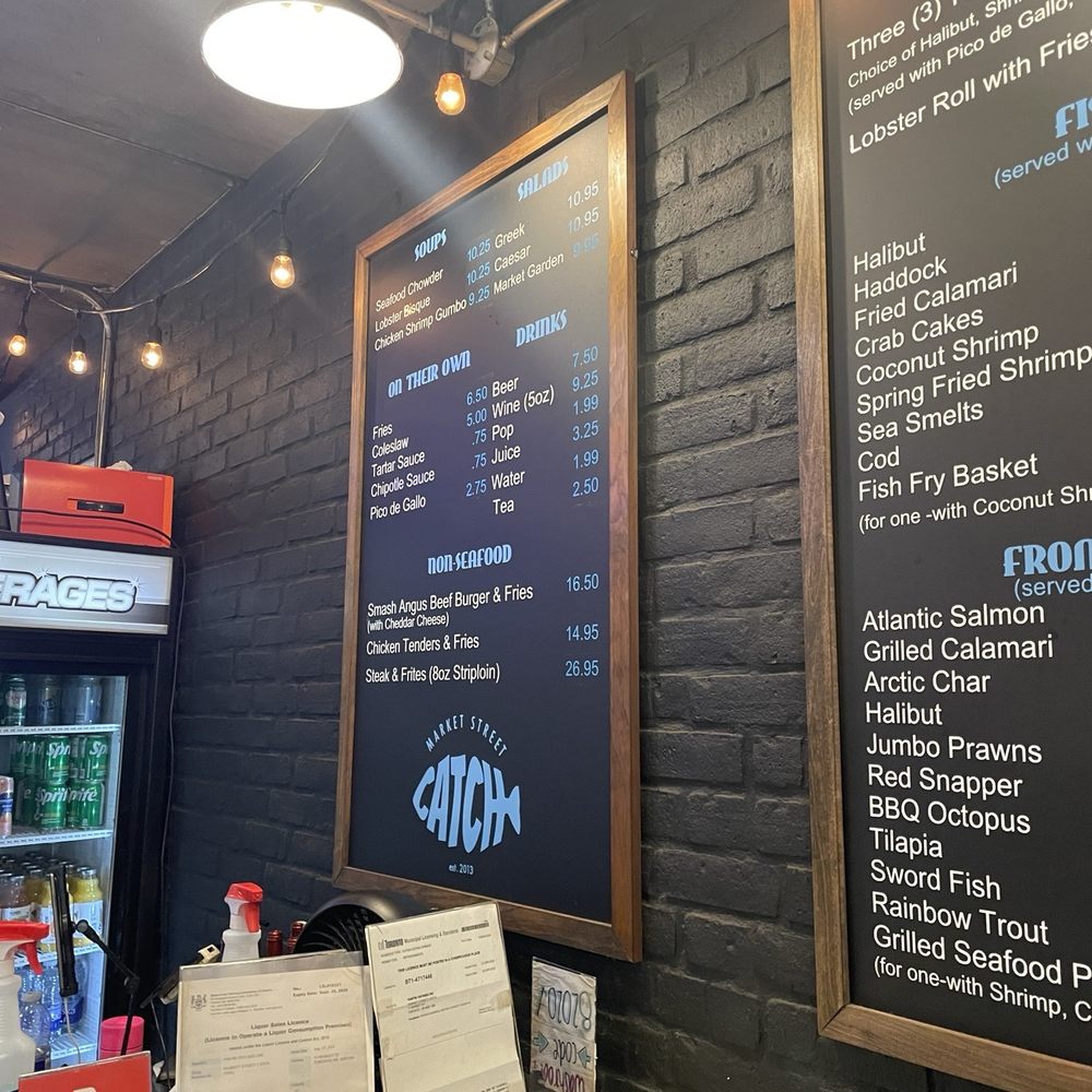 Market Street Catch - Menu - Seafood Near Me - Toronto, Ontario