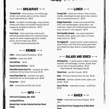 Cravings Cafe - Menu - Sandwiches Near Me - Columbus, Ohio