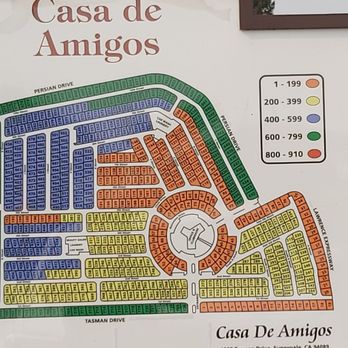 Casa De Amigos Mobile Park - Map - Mobile Home Parks Near Me - Sunnyvale, California