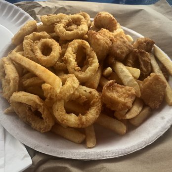 Clam Shack - Calamari & Scallop Plate! - Seafood Near Me - Salem, Massachusetts Clam Shack - Calamari & Scallop Plate! - Seafood Near Me - Salem, Massachusetts