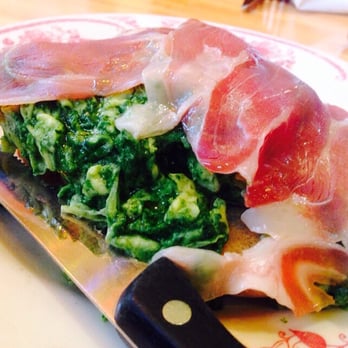 Rose's Cafe - Soft scrambled eggs with prosciutto and spinach - Italian Near Me - San Francisco, California Rose's Cafe - Soft scrambled eggs with prosciutto and spinach - Italian Near Me - San Francisco, California