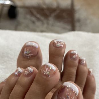 Shellac Nails & Spa - My French pedicure. - Nail Salons Near Me - Sacramento, California