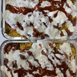 Queen City Gyro - Chicken over rice lamb over rice