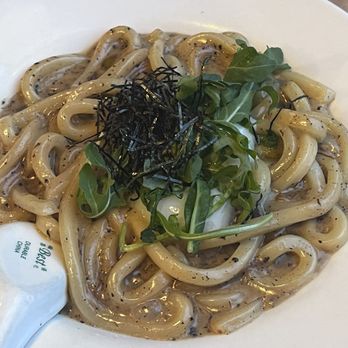 Kingyo - Truffle Carbonara Udon - Japanese Near Me - Vancouver, British Columbia Kingyo - Truffle Carbonara Udon - Japanese Near Me - Vancouver, British Columbia