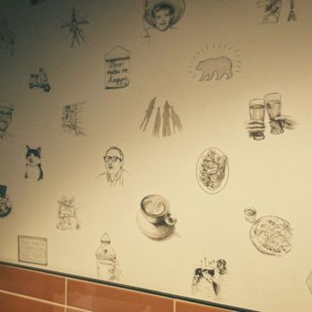 Marlena - How adorable is this wallpaper!? Hand illustrated by the owner - Coffee & Tea Near Me - Long Beach, California Marlena - How adorable is this wallpaper!? Hand illustrated by the owner - Coffee & Tea Near Me - Long Beach, California