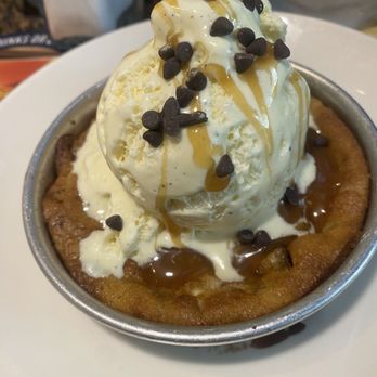 BJ's Restaurant & Brewhouse - Salted Caramel Pizookie - American Near Me - Arcadia, California BJ's Restaurant & Brewhouse - Salted Caramel Pizookie - American Near Me - Arcadia, California
