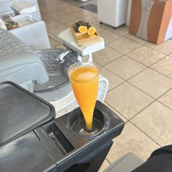 Happy Healthy Nails - Fresh orange juice and orange slices for the detox organic golden pedicure - Nail Salons Near Me - San Leandro, California Happy Healthy Nails - Fresh orange juice and orange slices for the detox organic golden pedicure - Nail Salons Near Me - San Leandro, California