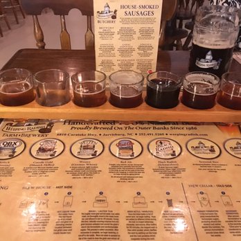 Weeping Radish Farm Brewery - Beer flight - Breweries Near Me - Grandy, North Carolina Weeping Radish Farm Brewery - Beer flight - Breweries Near Me - Grandy, North Carolina