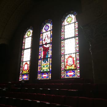 KAM Isaiah Israel - Stained glass of Moses viewed from the second level - Synagogues Near Me - Chicago, Illinois KAM Isaiah Israel - Stained glass of Moses viewed from the second level - Synagogues Near Me - Chicago, Illinois