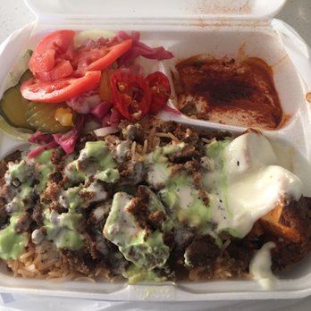King of Shawarma - a meal in a styrofoam container - Afghan Near Me - Calgary, Alberta King of Shawarma - a meal in a styrofoam container - Afghan Near Me - Calgary, Alberta