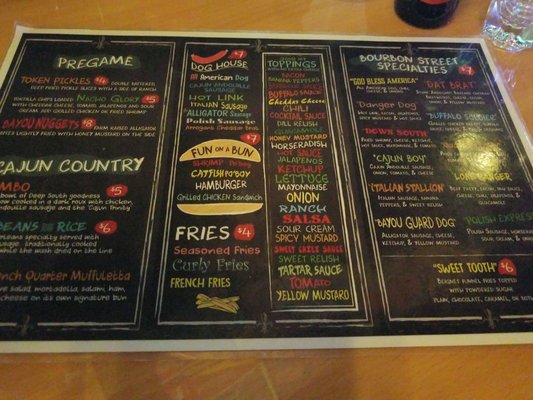 Menu photo 5 Bourbon Street Las Vegas, NV Menu photo 5 Bourbon Street Las Vegas, NV
