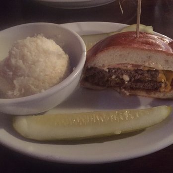 Firebird Tavern - Split burger and grits - New American Near Me - Detroit, Michigan Firebird Tavern - Split burger and grits - New American Near Me - Detroit, Michigan