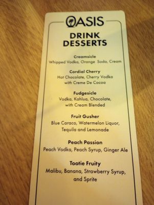 Menu photo 4 The Oasis Bar Castle Rock, WA Menu photo 4 The Oasis Bar Castle Rock, WA