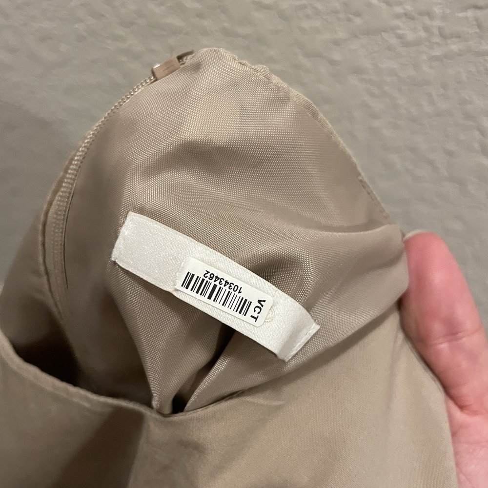 Steamed their barcode on my dress and now it won't come off. Steamed their barcode on my dress and now it won't come off.