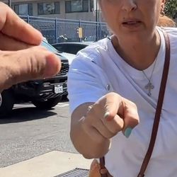 Pasadena Presbyterian church - A member of the church insulting and swearing at a passerby