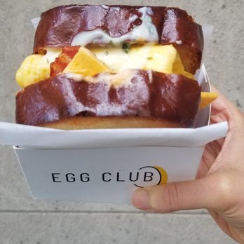 Egg Club - Cheese and bacon sandwich - Coffee & Tea Near Me - Toronto, Ontario Egg Club - Cheese and bacon sandwich - Coffee & Tea Near Me - Toronto, Ontario