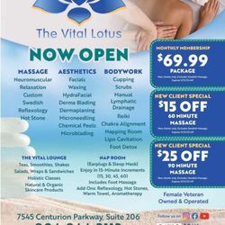 The Vital Lotus - Services offered...