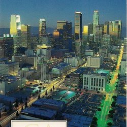 Wilshire Transportation - Los Angeles City at Night