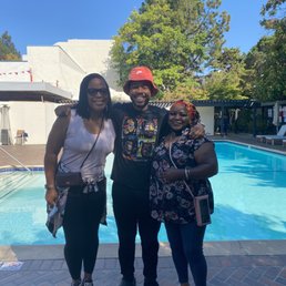 Terrace Martin ( Jazz Musician ) with me and my mom , very nice guy .
