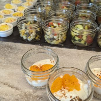 Escape Lounges - The Centurion Studio Partner RNO - Granola, hominy in the back, with deviled eggs - Airport Lounges Near Me - Reno, Nevada