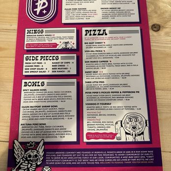 Voodoo Brewing - Food menu - Breweries Near Me - Jacksonville, Florida
