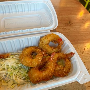 Ono Hawaiian BBQ - Crispy Shrimp (6 pcs) - Hawaiian Near Me - Menifee, California Ono Hawaiian BBQ - Crispy Shrimp (6 pcs) - Hawaiian Near Me - Menifee, California
